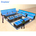 wholesale single layer 3 tier live fresh seafood tank aquarium for restaurant or supermarket